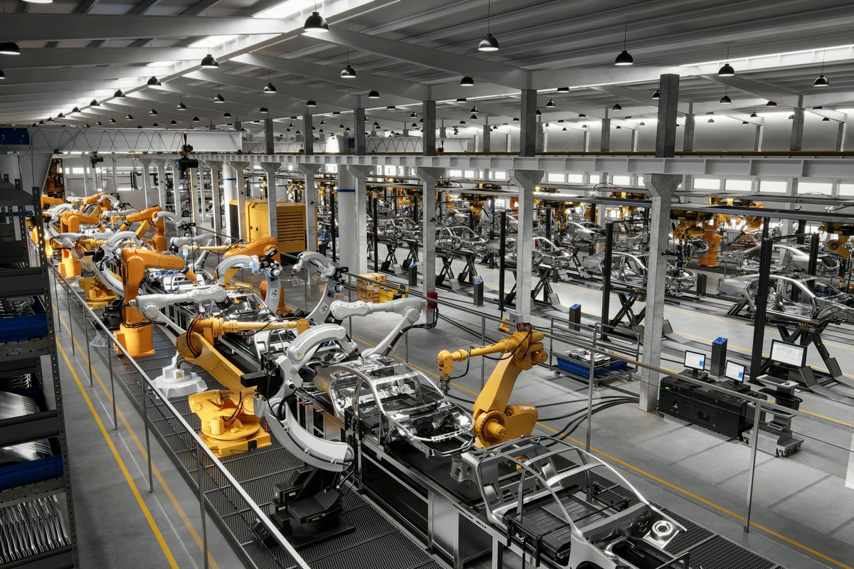 zautomatyzowana fabryka